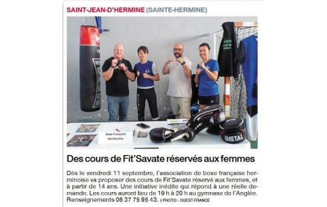 Nouveaux cours féminin de Fit'savate